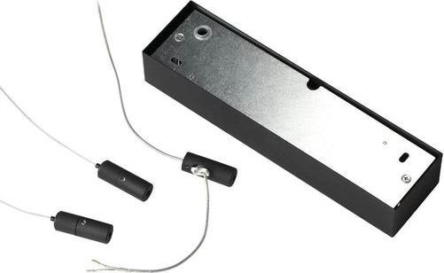 Image du produit Ideal lux ORACLE SLIM LED Suspension 76W ⌀1500mm dimmable noir blanc chaud 304458 (7050 lm)