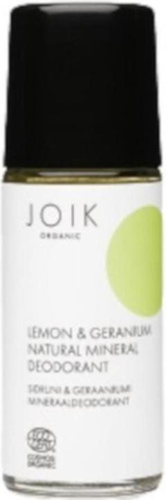 Actual product image Joik Deodorant Vegan Natural Mineral Unisex 50 Ml Geranium Citrus (Roll-on, 50 ml)
