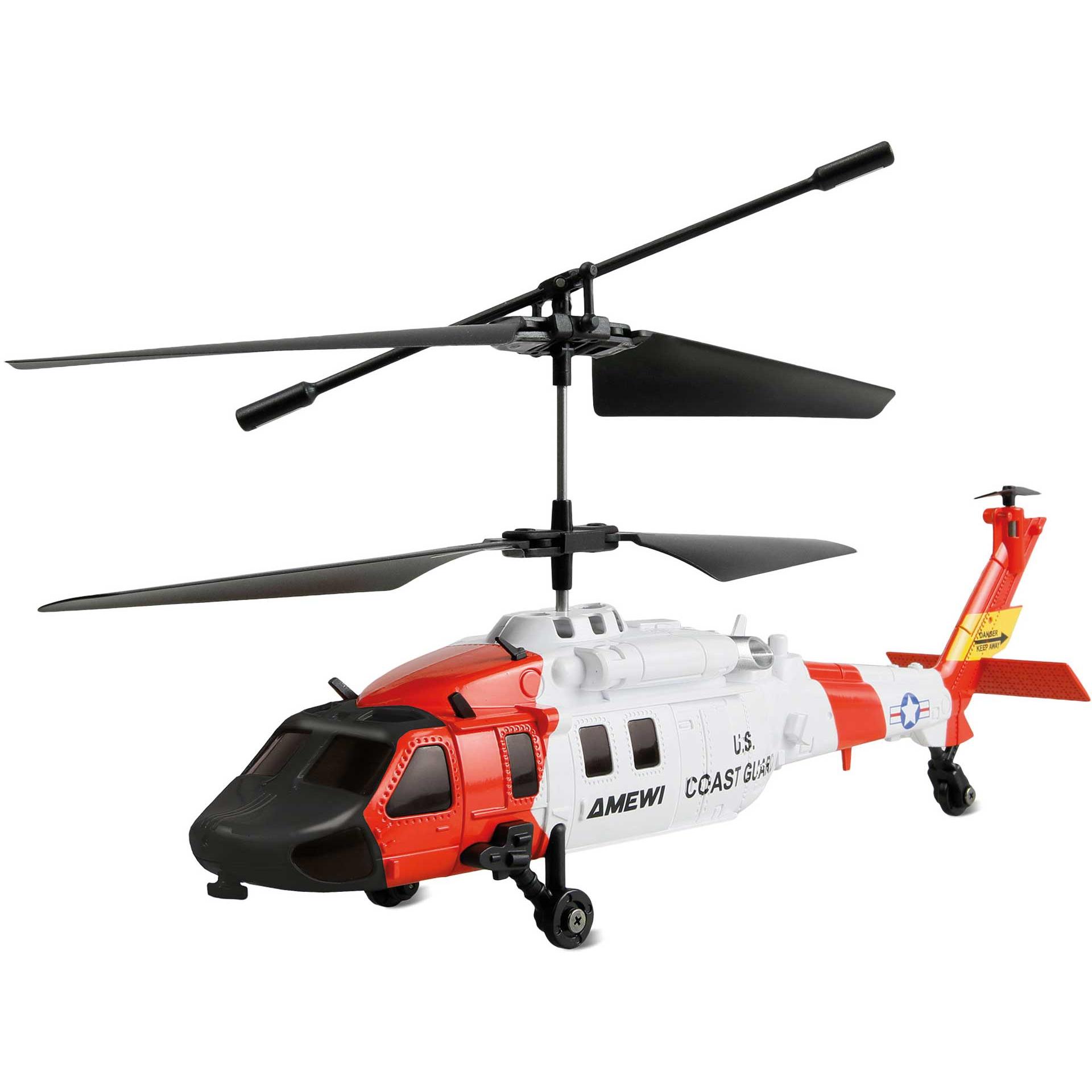 Amewi UH-60 CX Black Hawk Coastguard Koaxial Hubschrauber 3-Kanal RTF
