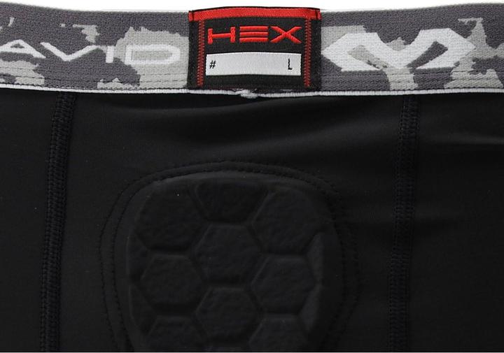 Actual product image McDavid Compressive 3/4 leggings with protectors for men (XXL)