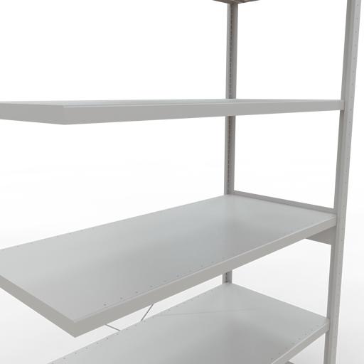 Produktbild Schulte Lagertechnik Stecksystem Anbauregal MULTIplus250 mit Kreuzstrebe