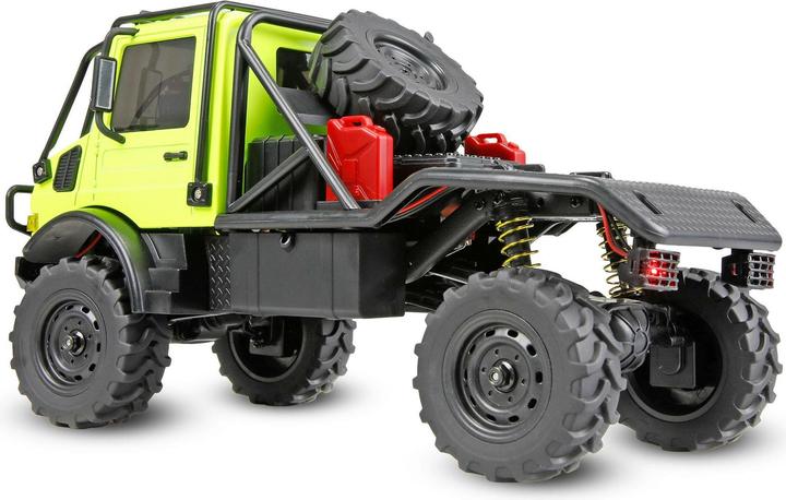 Actual product image Amewi Mercedes-Benz Unimog U4000 Scale Crawler 4WD 1:18 RTR grün (RTR Ready-to-Run)