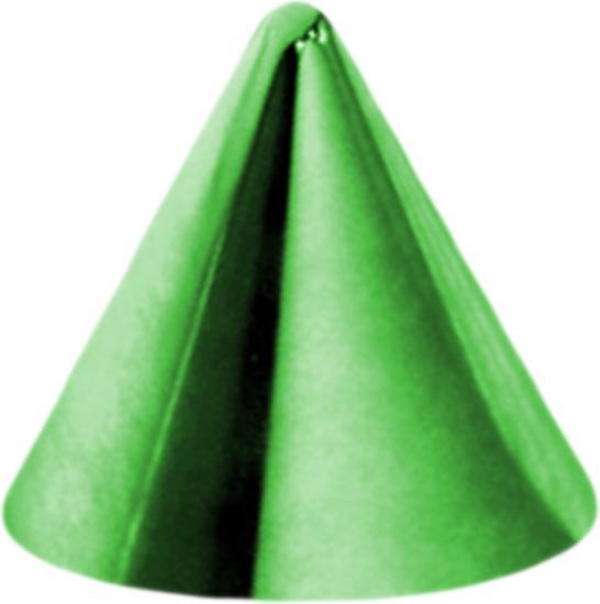 Image du produit Star Piercing Micro Cone vert (sans laiton, Titane G23)