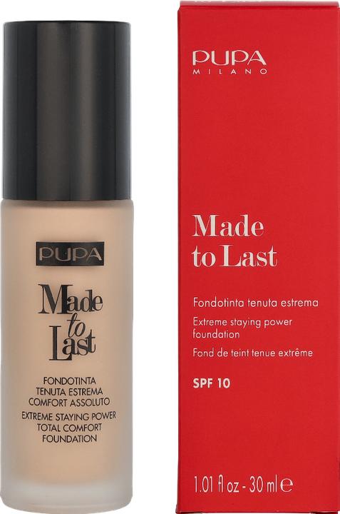 Image du produit Pupa Milano Pupa MADE TO LAST FOUNDATION Porcelaine (010)