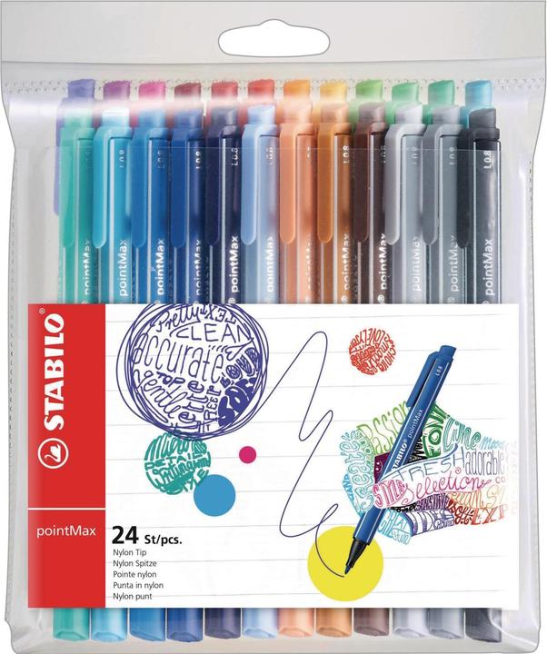 STABILO pointMax Filzschreiber (24x)