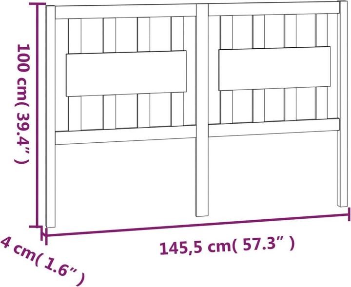 Image du produit vidaXL Kopfteil (155 x 5 x 100 cm)