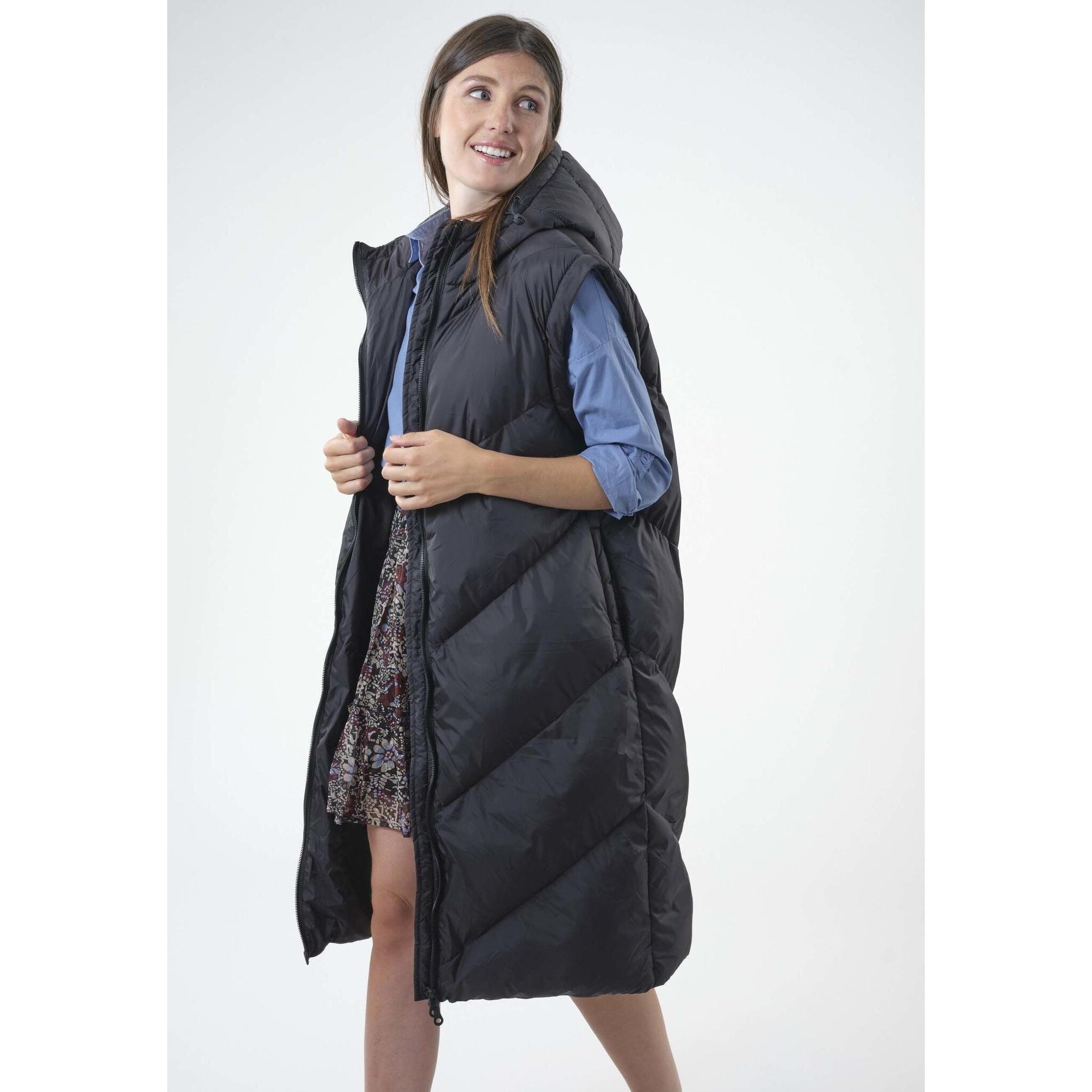 Deeluxe, Damen, Jacke, weste daen aurine (M), Schwarz, M
