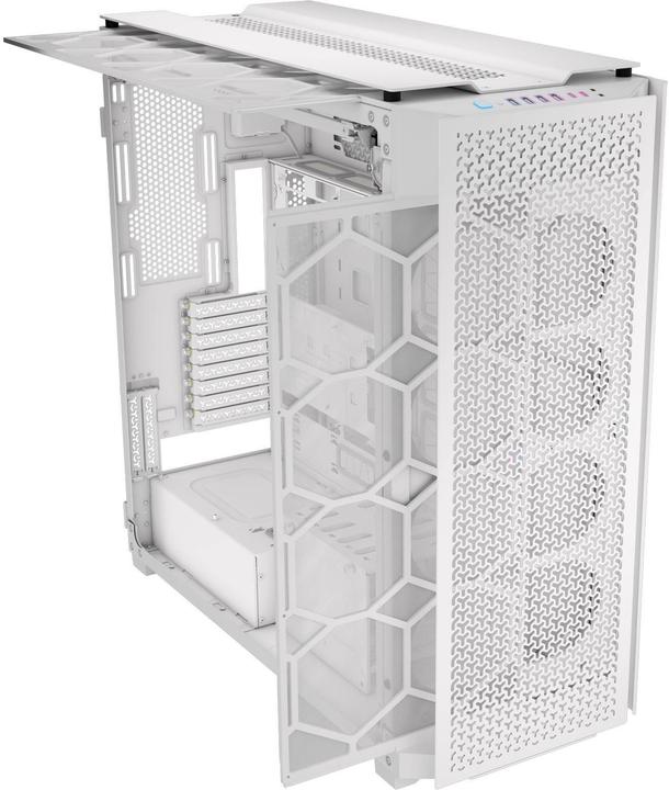 Actual product image Corsair Case iCUE 9000D RGB Airflow Tower TG white (ATX, E-ATX, mATX, SSI EEB)