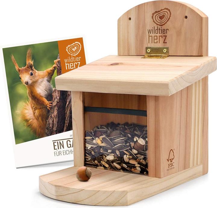 Produktbild Wildtier Herz Eichhörnchen Futterhaus