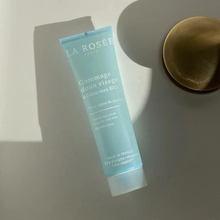 Image du produit La Rosée gommage doux visage à l'aloe vera (Exfoliant nettoyant, 60 ml)