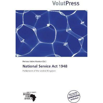 National Service Act 1948, Fachbücher von Proteus Valère Kresten