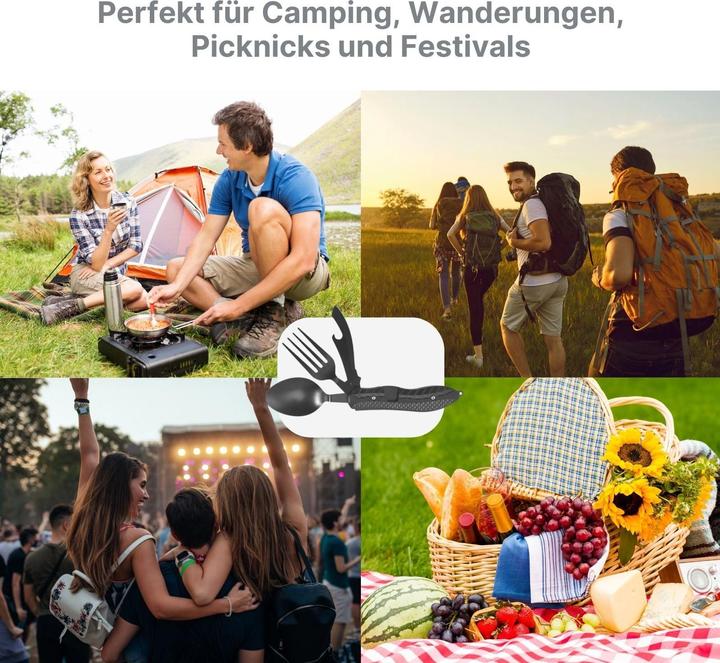 Produktbild Hermex 4in1 Outdoor-Besteck-Set