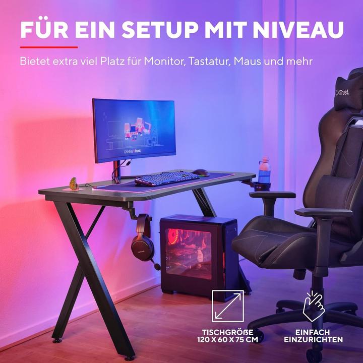 Image du produit Trust Gxt712 Dynamus Gaming Desk