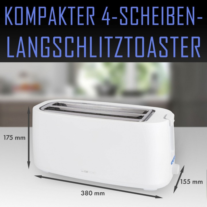 Produktbild Clatronic TA 3802 Langschlitztoaster