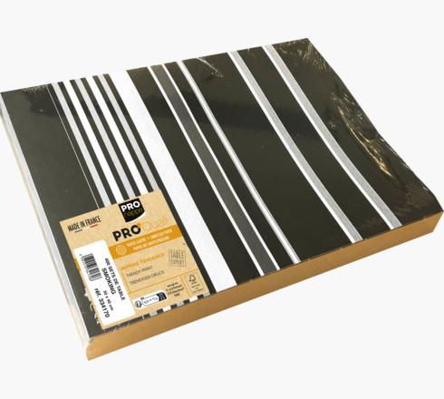 Image du produit PROnappe 400 sets de table Smoking noir 30,0 x 40,0 cm (4 pcs, 40 x 30 cm)