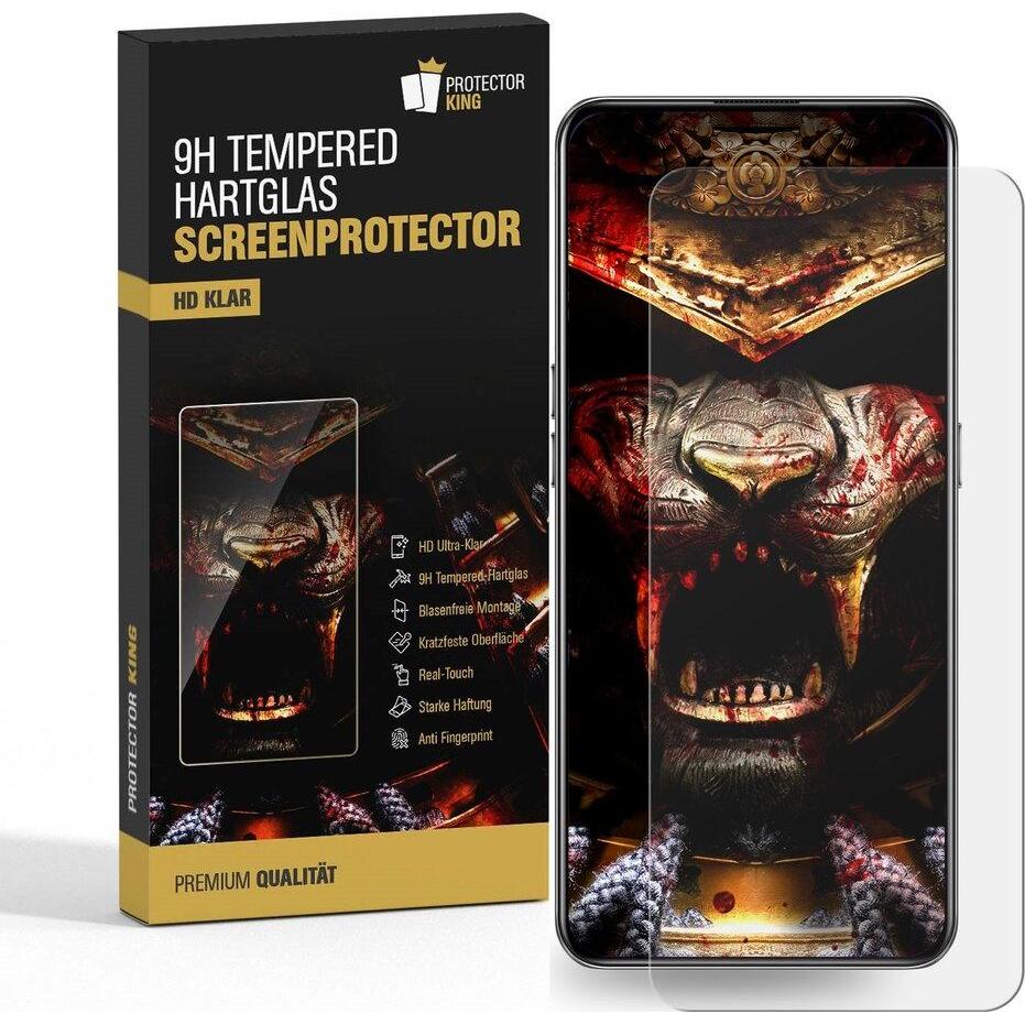 Protectorking 6x 3D A++ echtes Tempered 9H Panzerhartglas KLAR (6 Stück, Samsung Galaxy A70), Smartphone Schutzfolie, Tr...