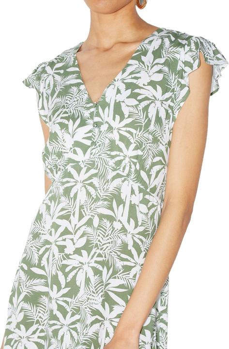 Immagine prodotto Dorothy Perkins Safari Vestito Midi Piccola Dettaglio a Bottone Volant Donna (40)