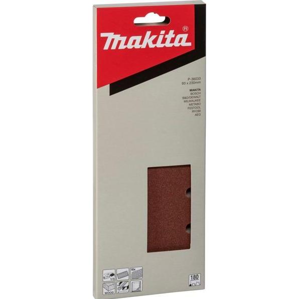 Thumbnail - Makita, Schleifmittel, Schleifpap. 93x230mm K180 LOCH (180)