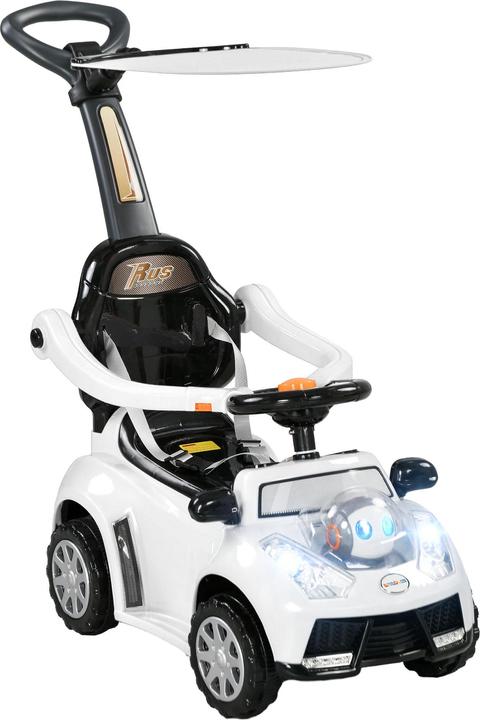 Aiyaplay Baby-Schiebeauto Kunststoff, Metall Weiss+Schwarz