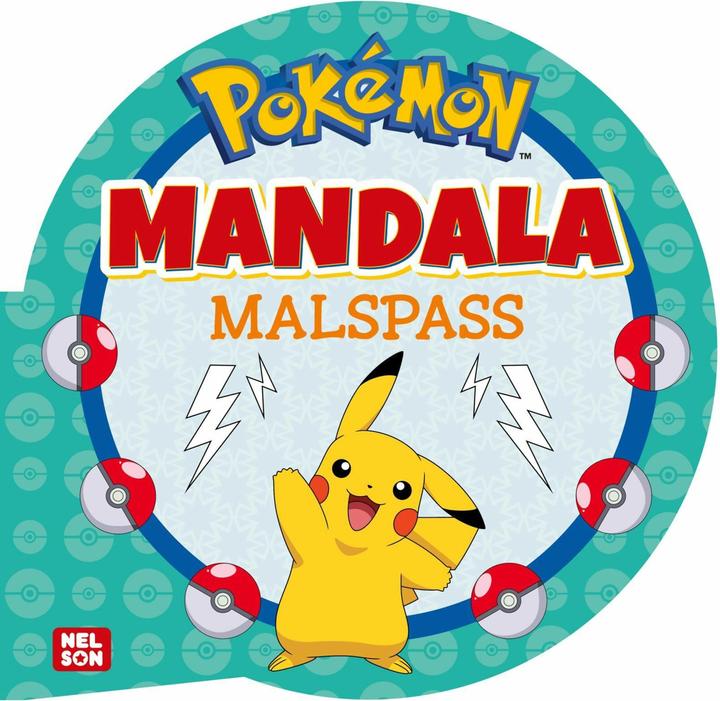 Actual product image Pokémon activity book: MANDALA colouring fun