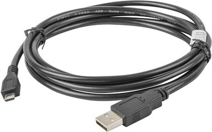 Produktbild Lanberg CA-USBM-10CC-0018-BK USB Kabel 1,8 m 2.0 Micro-USB B USB A Schwarz (1.80 m, USB 2.0)