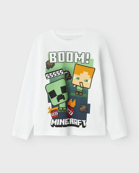 Produktbild Name it Nkmac Minecraft Ls Nreg Top Box Noos Bfu (122, 128)