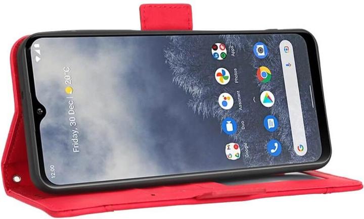 Actual product image Cover-Discount Nokia G60 - Case with many card slots red (Nokia G60)