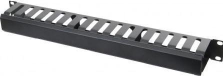 Exertis Connect 19" cable jumper front panel 1U black