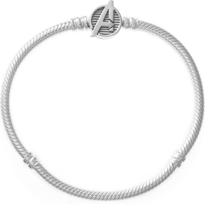 Image du produit Pandora Moments Marvel The Avengers Logo Snake Chain bracelet (18 cm, Argent sterling 925)