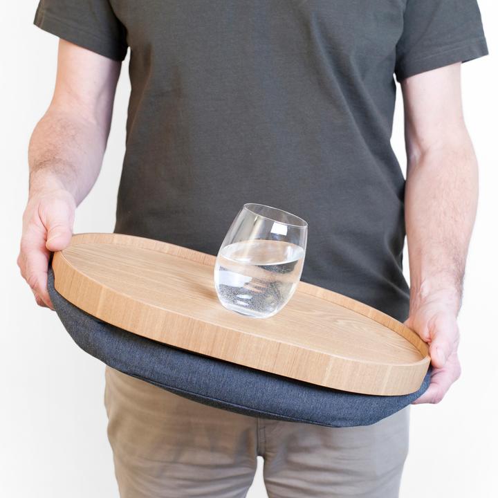 Image du produit Bosign medium Plateau de choc Oreiller d'ordinateur portable en saule