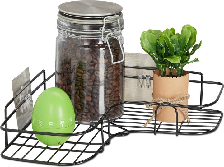 Actual product image Relaxdays corner shelf (26 x 26 x 5.5 cm)