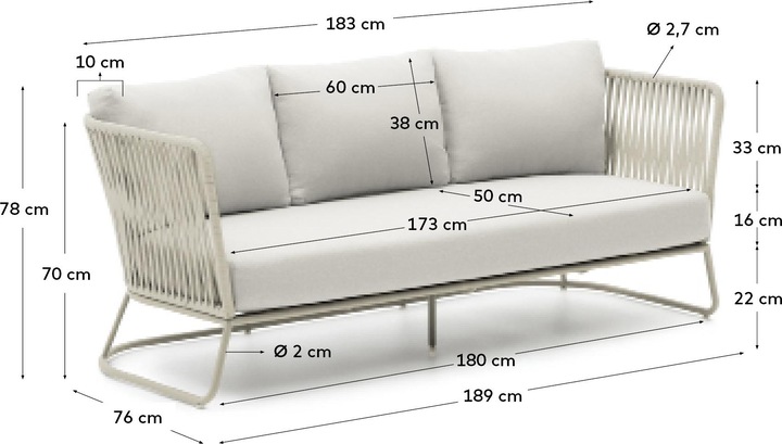 Actual product image Kave Home Saconca