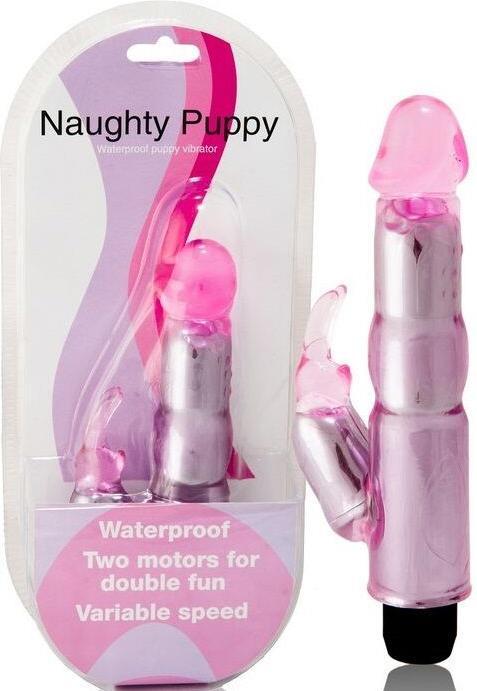 Actual product image Baile Rabbit Vibrator "Naughty Puppy