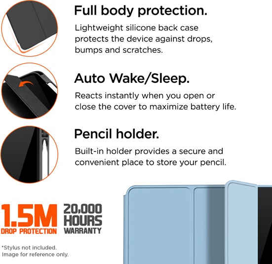 Actual product image Eiger Storm 250 Stylus Case (iPad 2025 (11th gen), iPad 10.9 (2022))