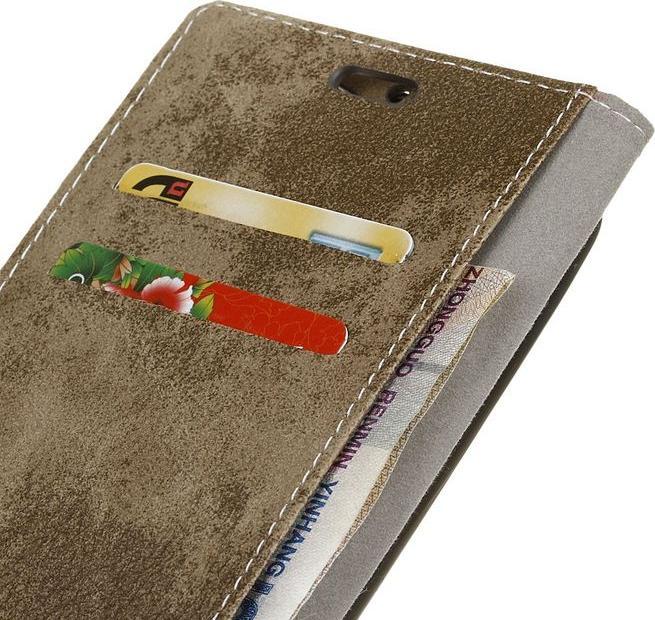 Produktbild Retro Leder Bookcover (HTC U11)