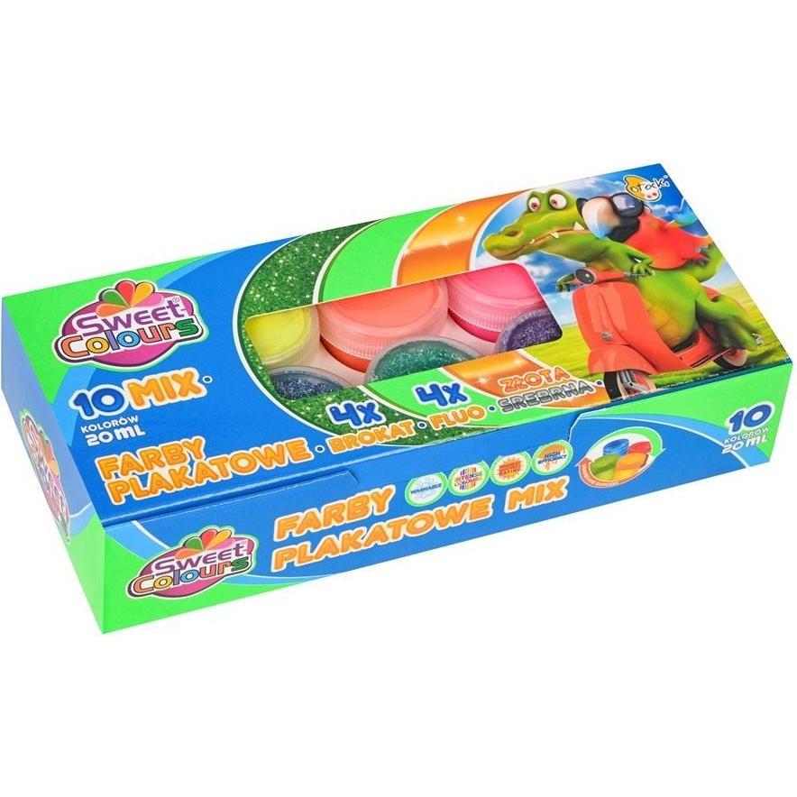 Sweet Colours Posterfarben 10 Farben 20ml (20 ml) (47591509)