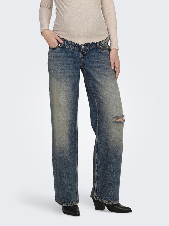 Produktbild Only Maternity OLMCOBAIN Weiter Beinschnitt Jeans Jeans mit weitem Bein (32)
