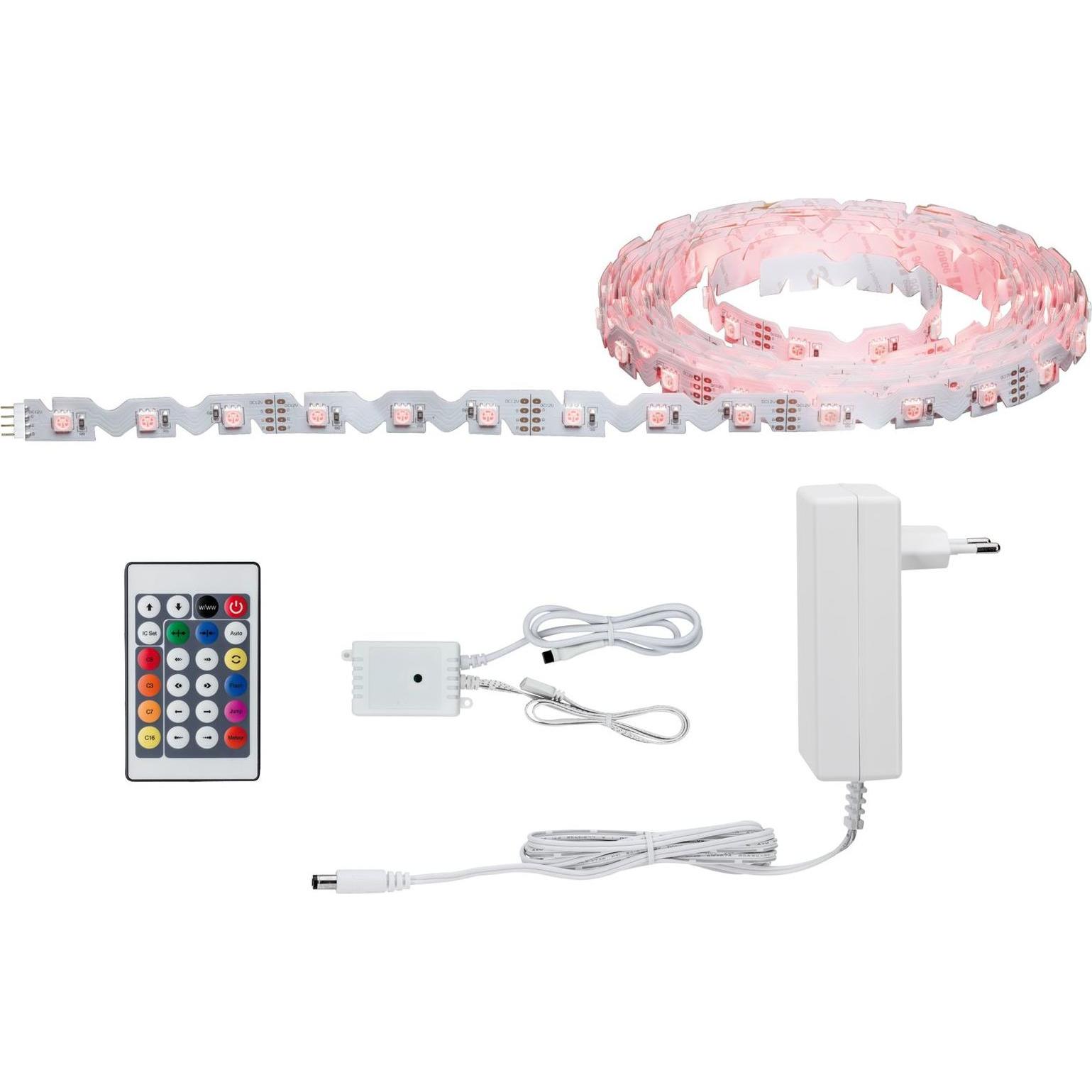 Paulmann, LED Streifen, FlexLED 3D Stripe Set (RGB, 500 cm, Indoor)