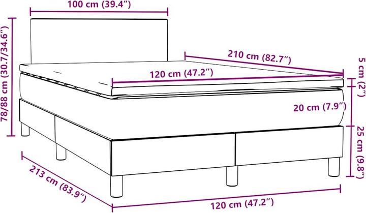 Image du produit vidaXL Marjeta (120 x 210 cm)