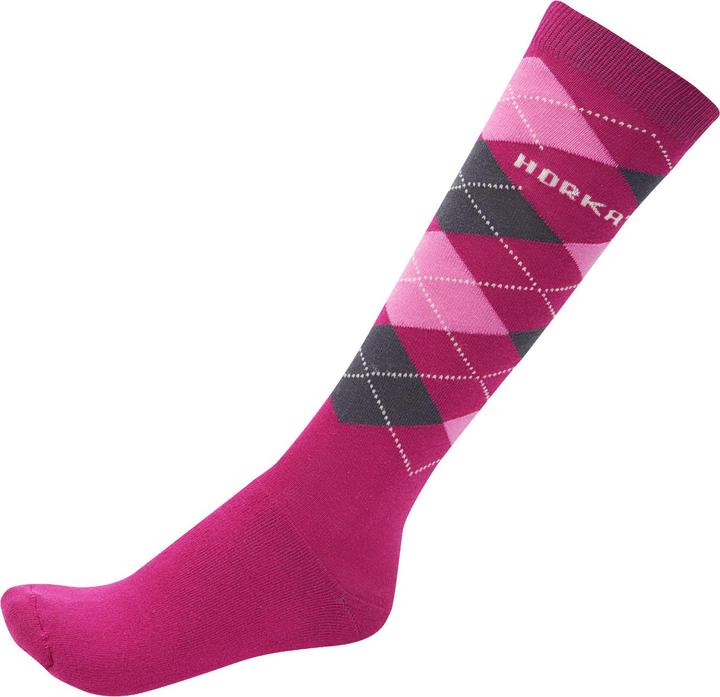 check fuchsia, Black