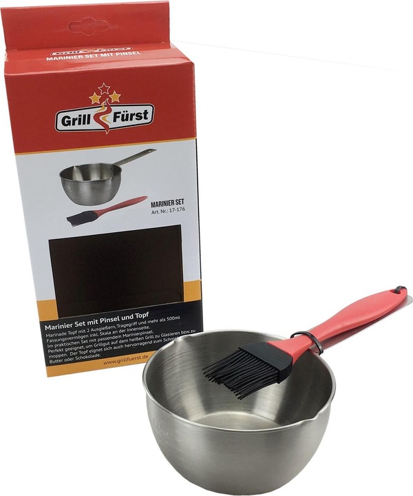 Produktbild Grillfürst Marinierset mit Topf und Pinsel