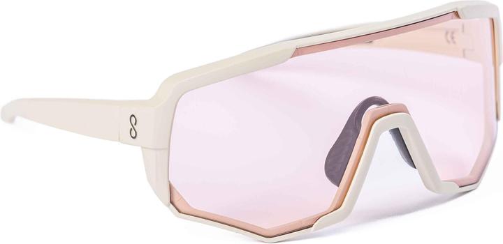 Coast Optics Nita 2 Sportbrille Driftwood mit Pink Crystal und klarem Glas (Driftwood, Pink Crystal)