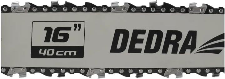 Actual product image Dedra Cordless brushless chainsaw 400mm 2x18V SAS+ALL DED7195V (Battery chain saw)