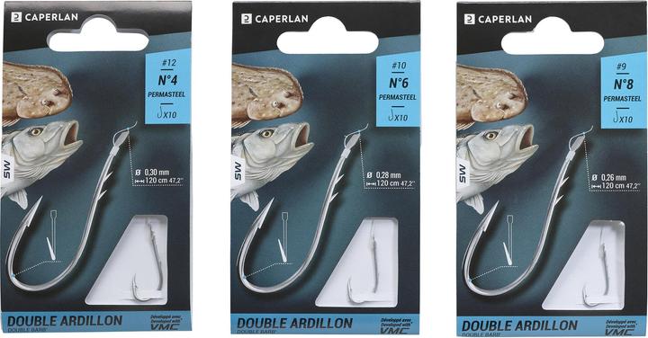 Actual product image Caperlan Leader hook Double barb