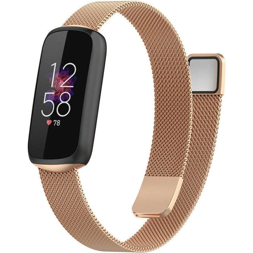 Strap-it Armband (Geflochtener Stahl), Uhrenarmband, Gold