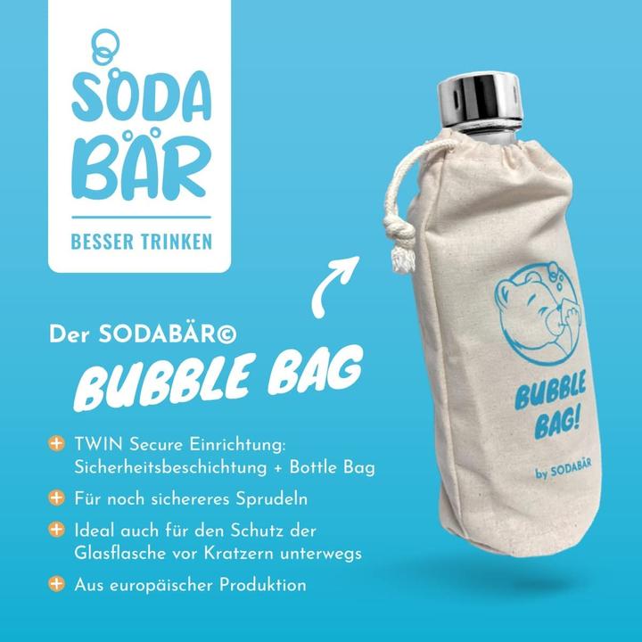 Produktbild SodaBär Glasflasche für Wassersprudler