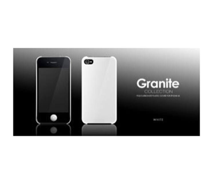 Actual product image more. Granite Collection Hardcase for iPhone 4/4S White (Apple iPhone 4s, Apple iPhone 4)