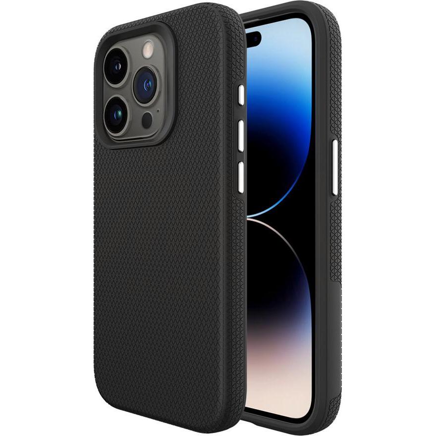 Vmax Triangle Case für Samsung Galaxy S23 FE schwarz (Samsung Galaxy S23 FE), Smartphone Hülle, Schwarz