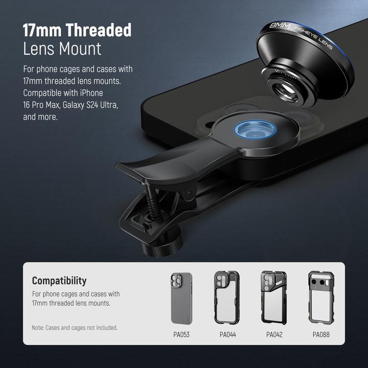 Image du produit Neewer Pro 8mm Fisheye Lens For Smartphone 17mm