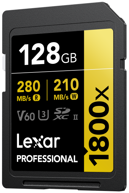 Produktbild Lexar Pro 1800x R270 SDXC (128 GB, SDXC, U3, UHS-II)